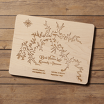 Dale Hollow Lake, Kentucky & Tennessee Cutting Board - Tressa Gifts