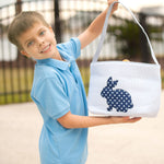 Blue Cotton Tail Easter Bucket