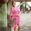 Hot Pink Pom-Tastic Coverup